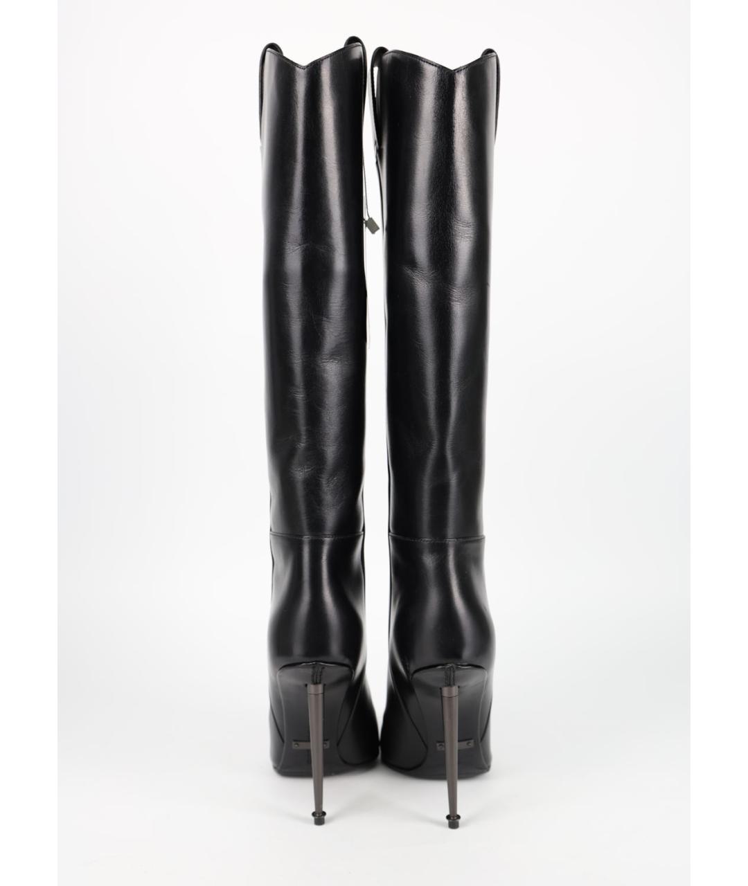TOM FORD Черные кожаные сапоги, фото 3