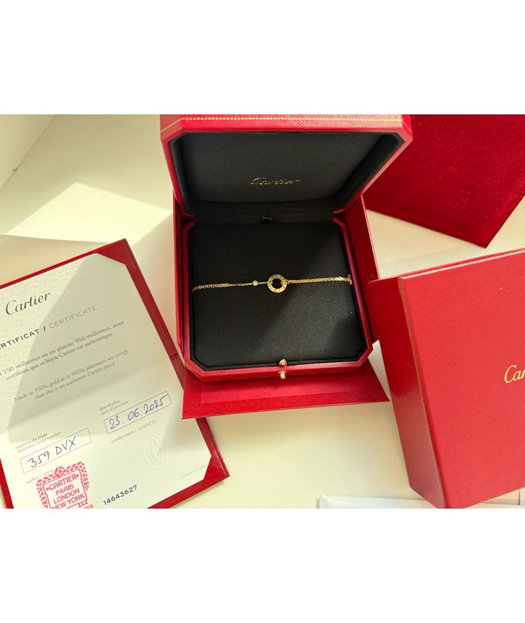 CARTIER Золотая подвеска из желтого золота, фото 4