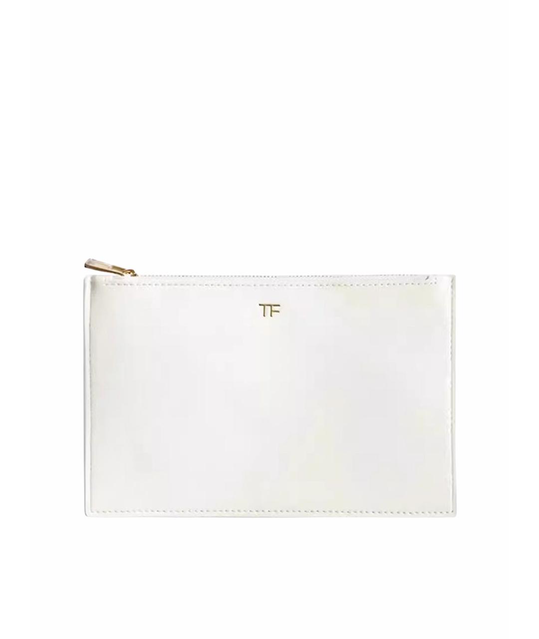 TOM FORD Белая косметичка из искусственной кожи, фото 1