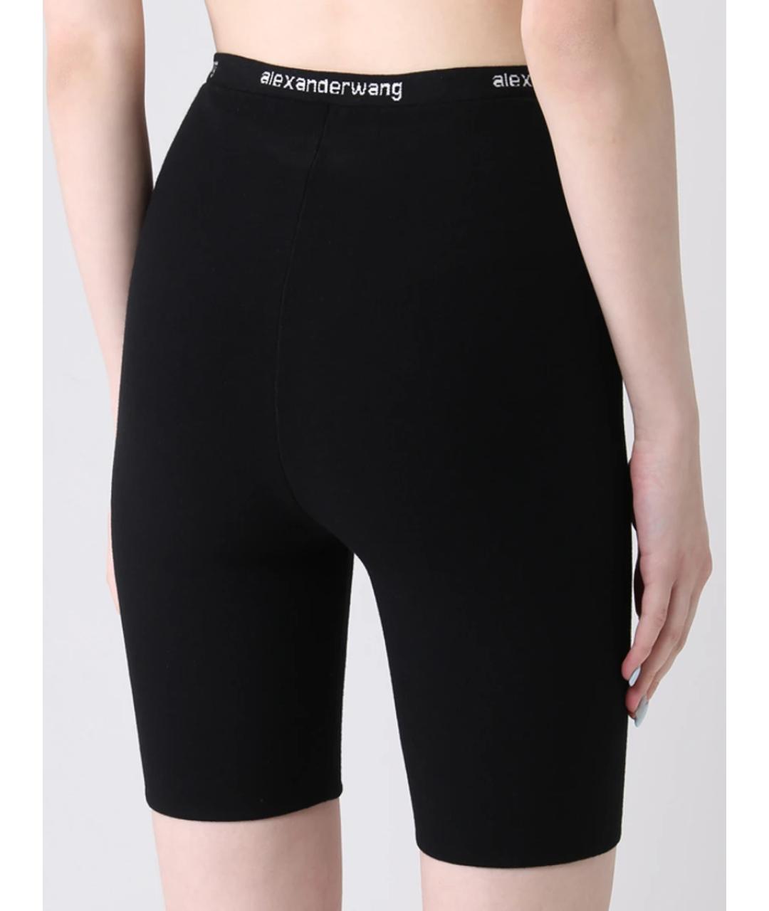 ALEXANDER WANG Черные леггинсы и велосипедки, фото 3