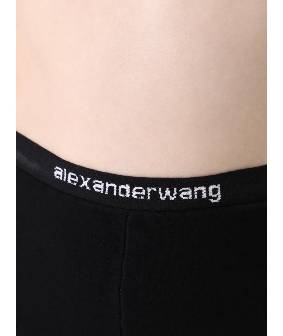 ALEXANDER WANG Черные леггинсы и велосипедки, фото 5