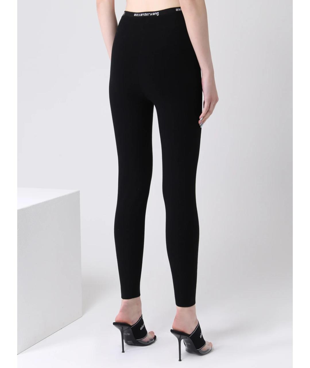 ALEXANDER WANG Черные леггинсы и велосипедки, фото 3