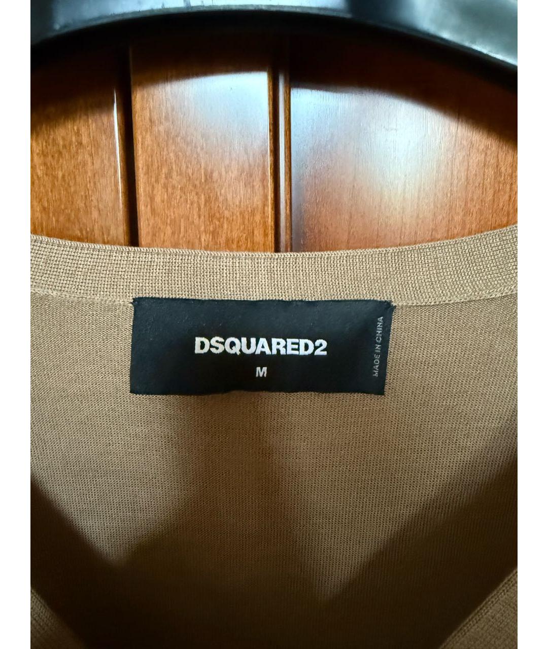 DSQUARED2 Коричневый кардиган, фото 4