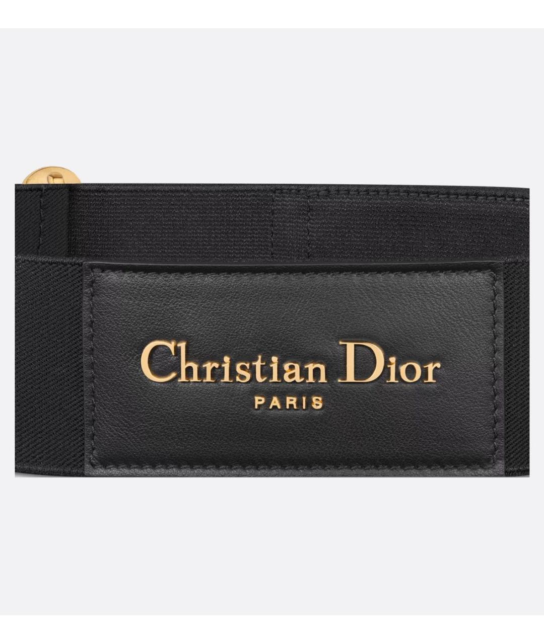 CHRISTIAN DIOR Черный ремень, фото 6