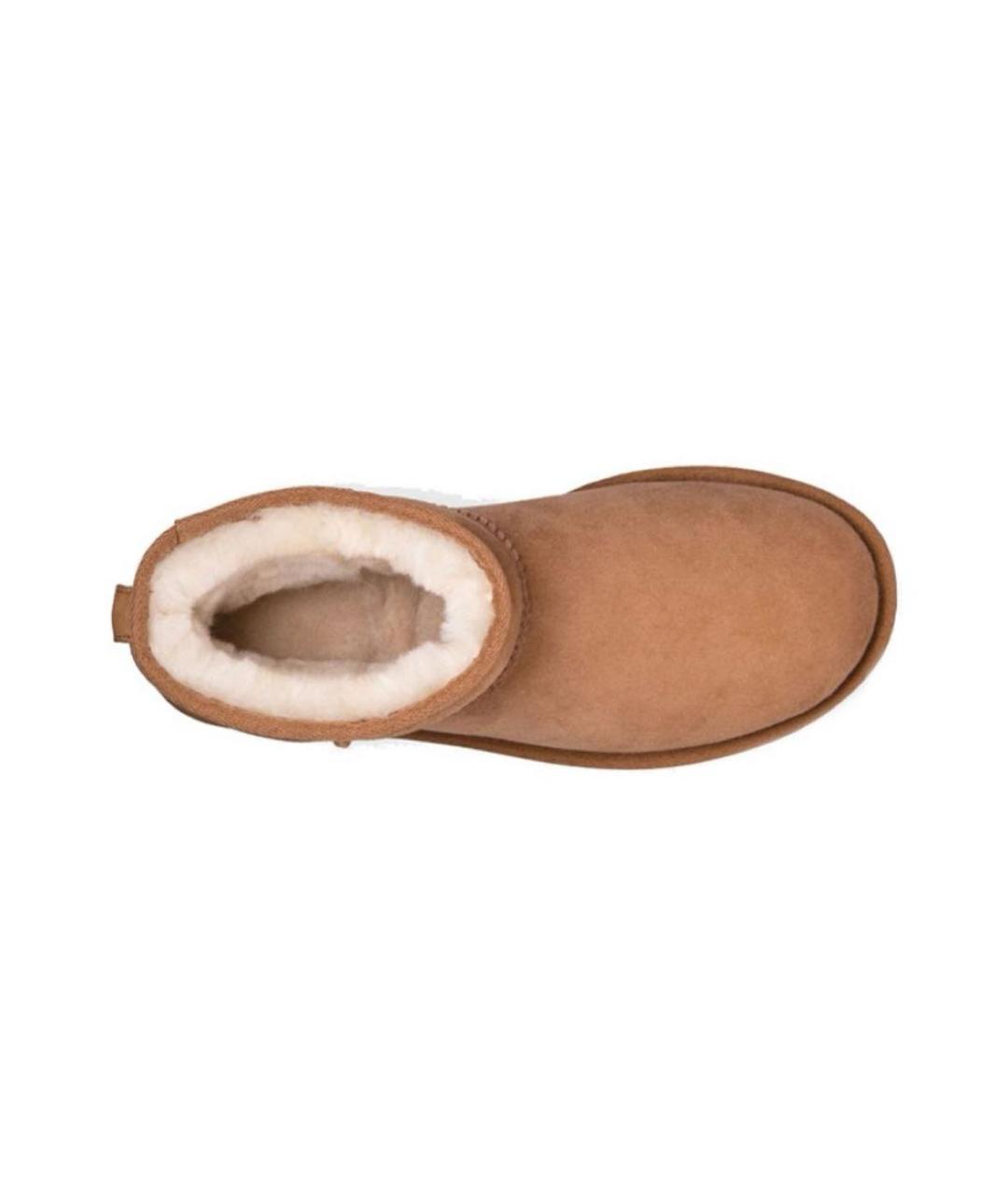 UGG AUSTRALIA Коричневые замшевые ботинки, фото 3