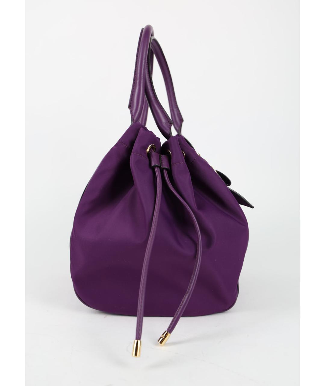 FERRAGAMO Фиолетовая сумка с короткими ручками, фото 2