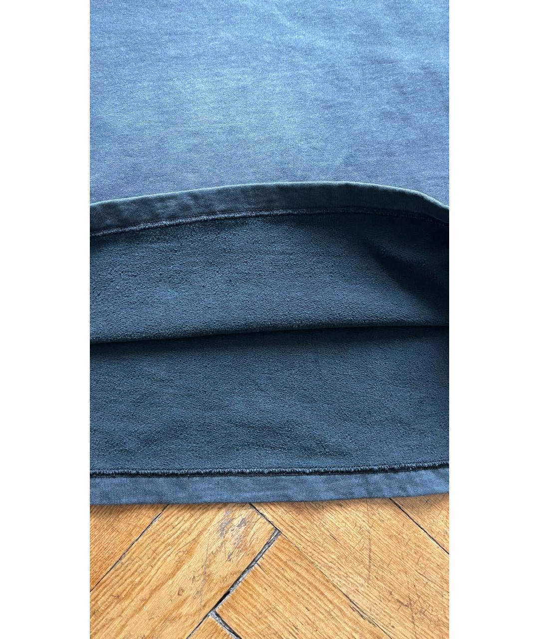 ACNE STUDIOS Серая хлопковая футболка, фото 5