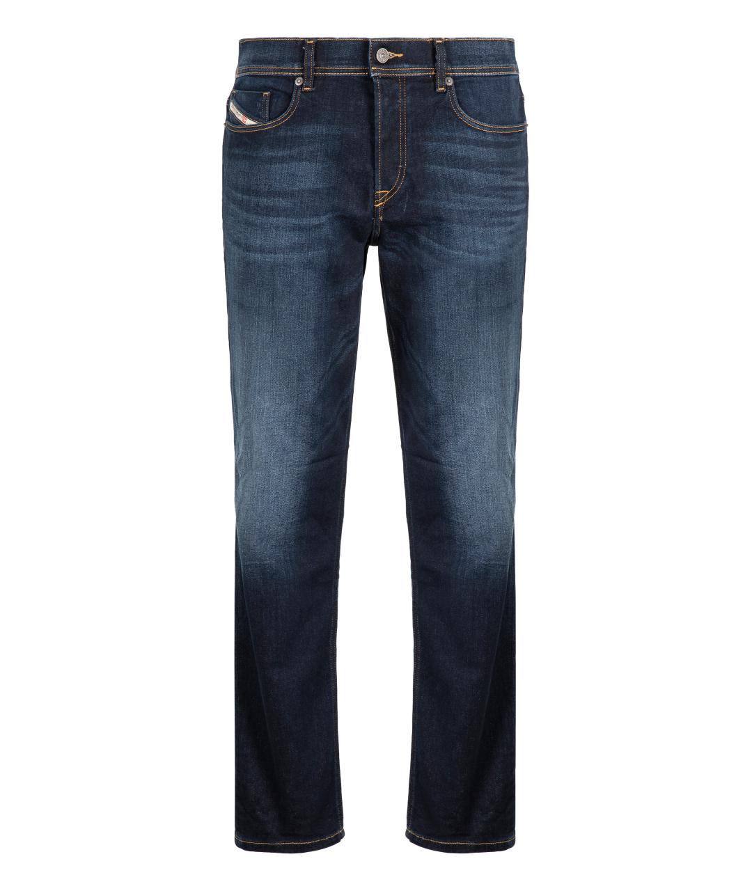 DIESEL Синие хлопковые повседневные брюки, фото 2