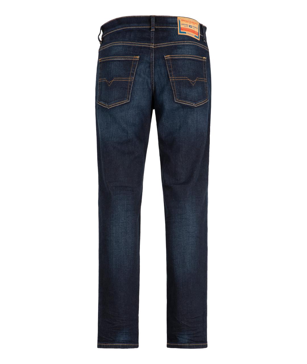 DIESEL Синие хлопковые повседневные брюки, фото 4