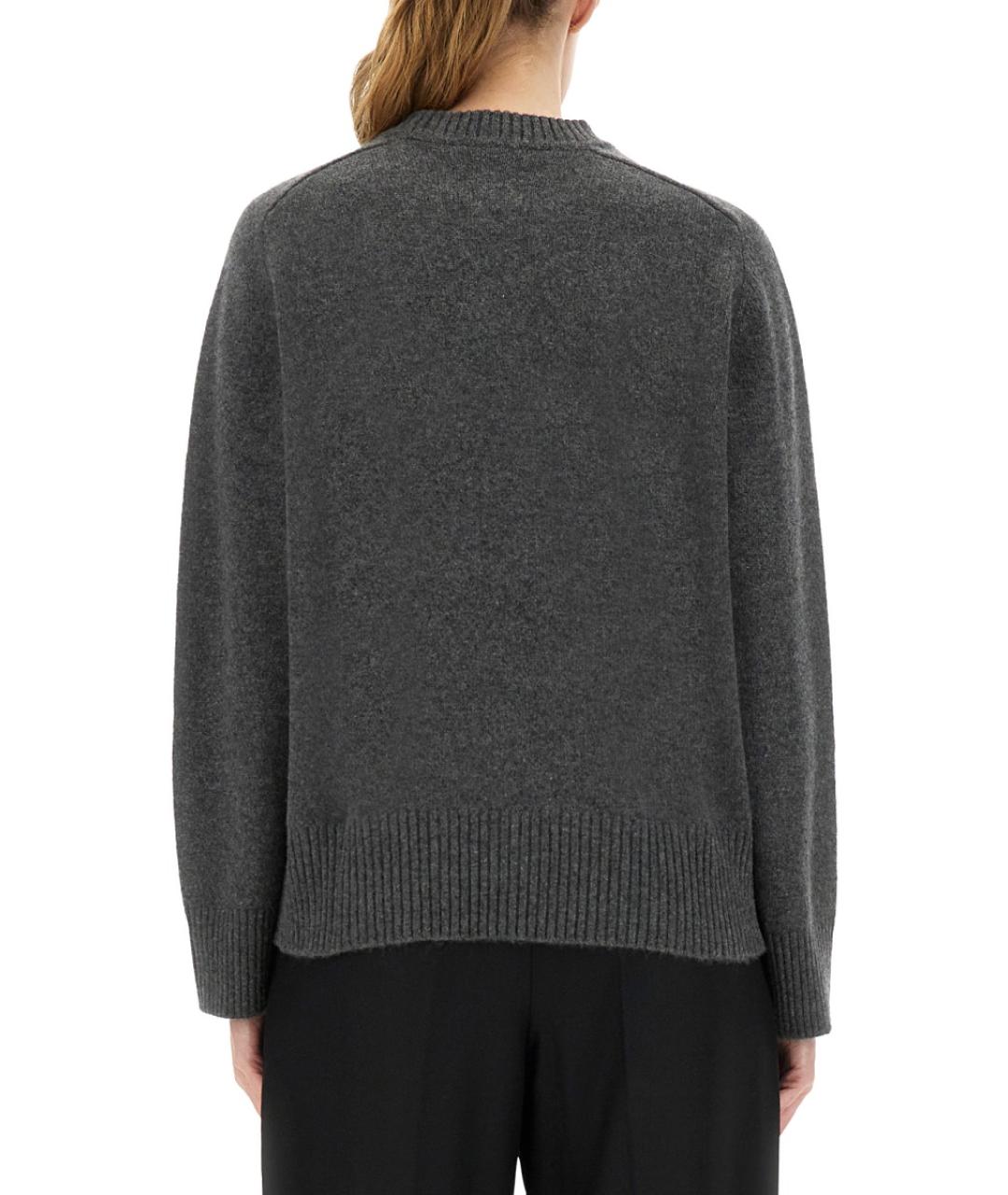 LOULOU STUDIO Антрацитовый кашемировый джемпер / свитер, фото 5