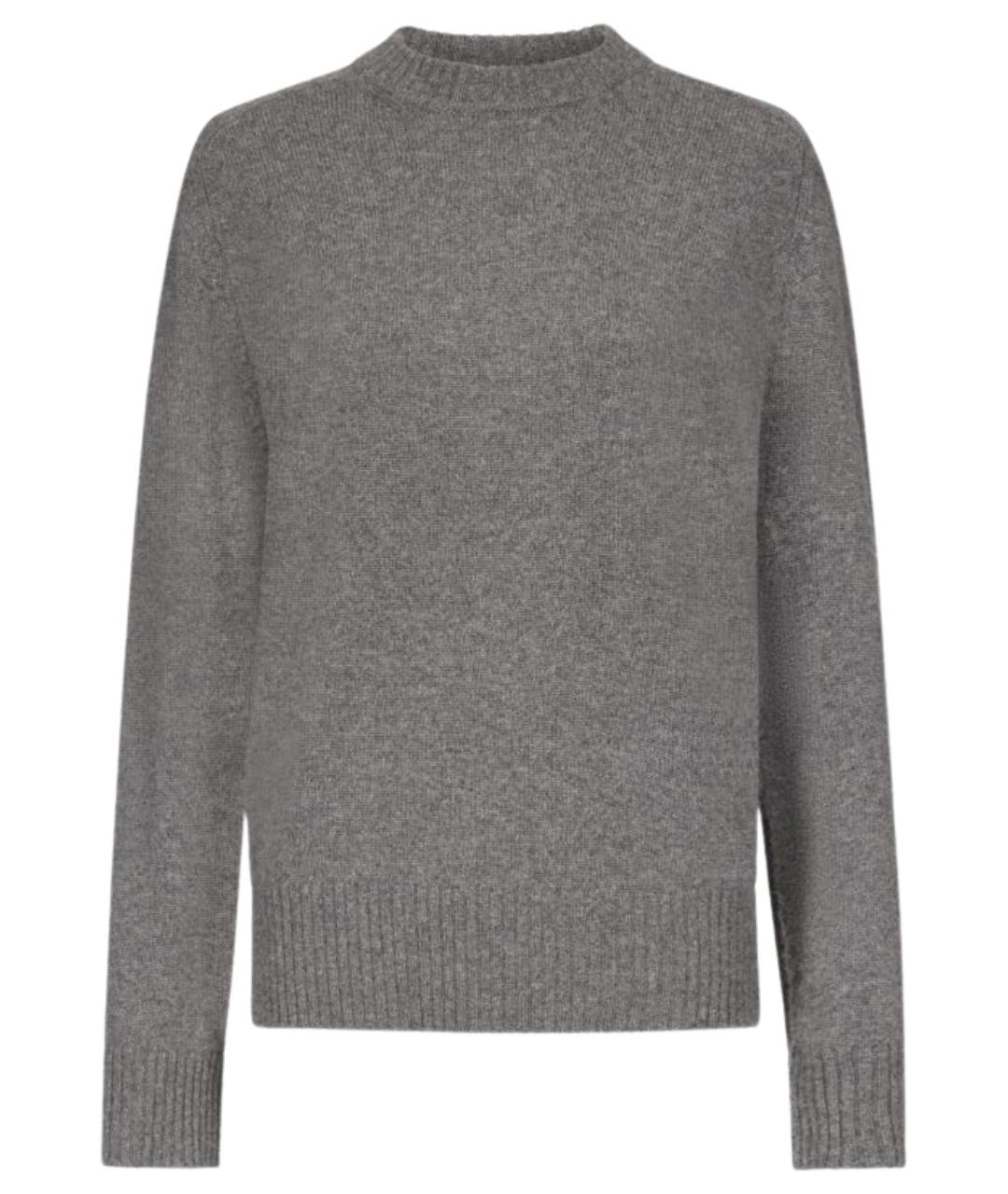 LOULOU STUDIO Антрацитовый кашемировый джемпер / свитер, фото 1