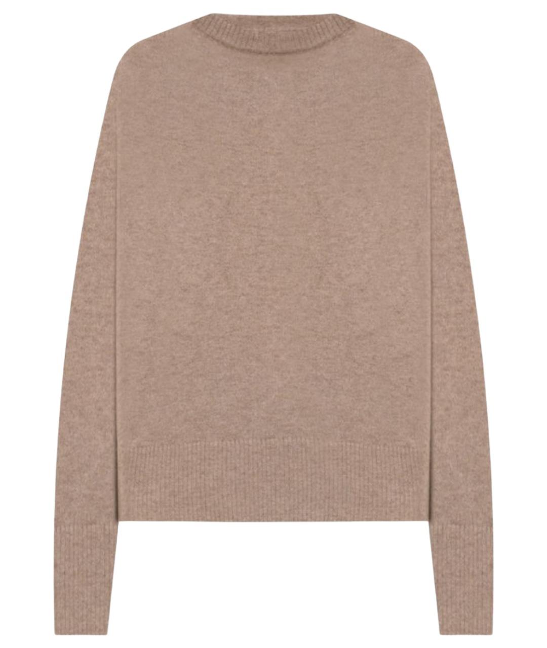 LOULOU STUDIO Бежевый кашемировый джемпер / свитер, фото 1