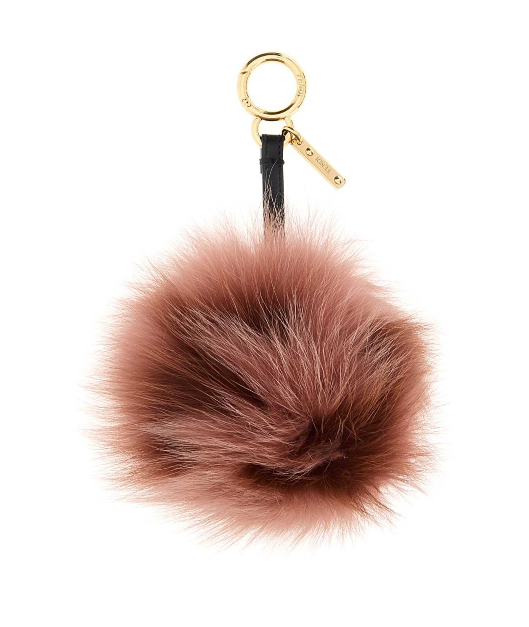FENDI Розовый брелок, фото 1