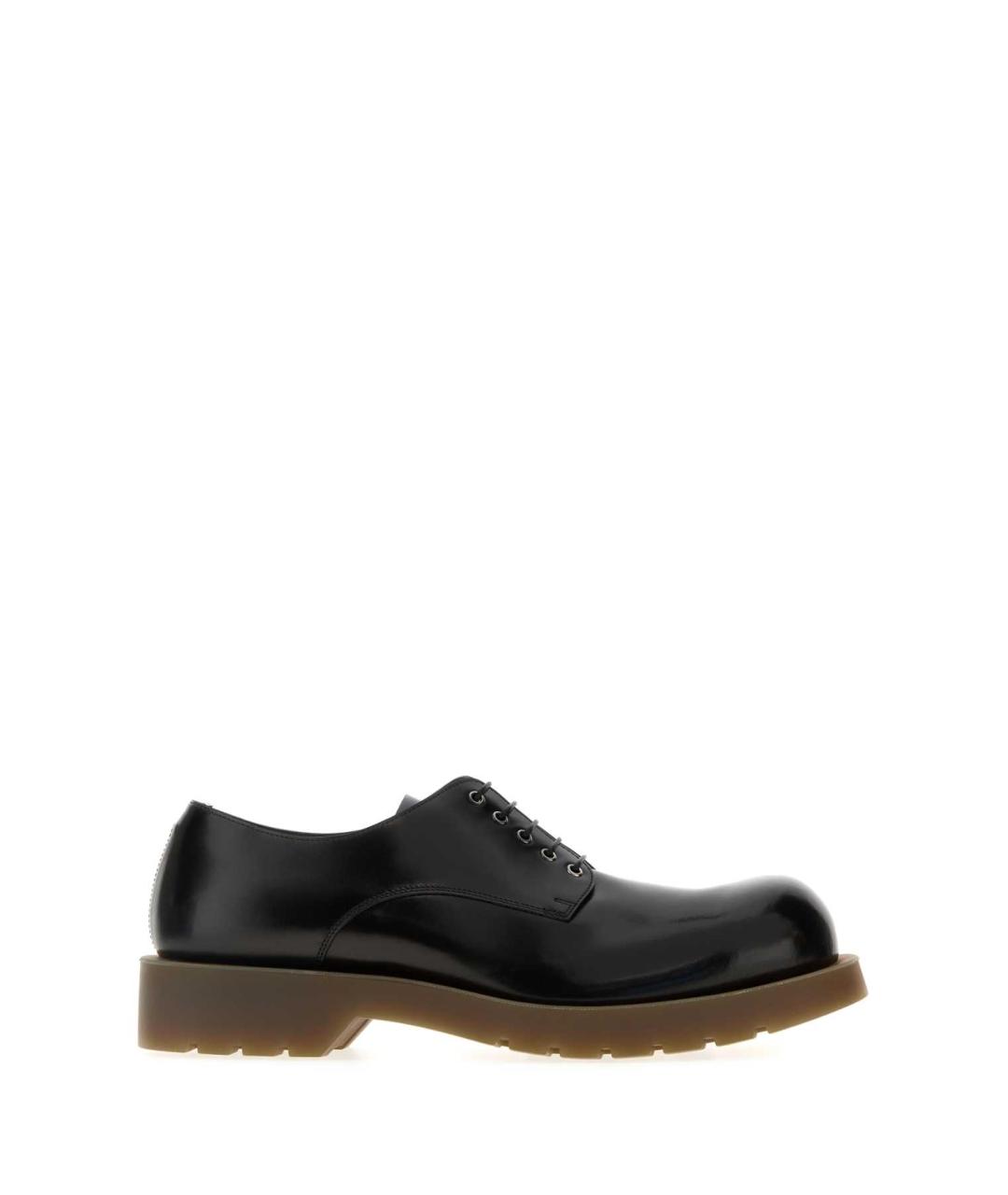JIL SANDER Черные кожаные туфли, фото 1