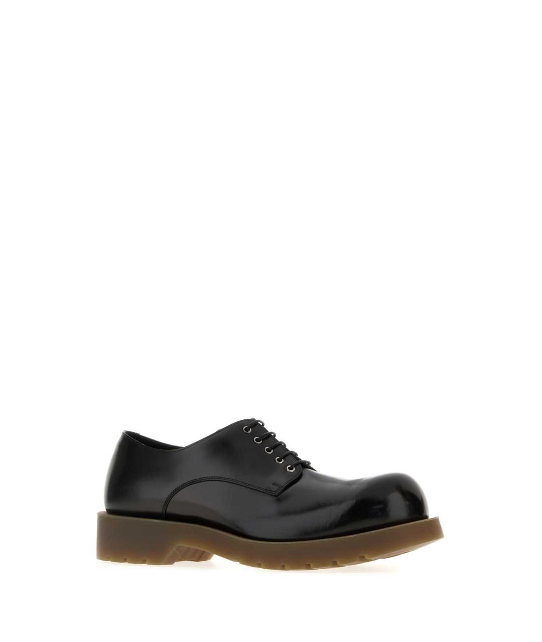 JIL SANDER Черные кожаные туфли, фото 4