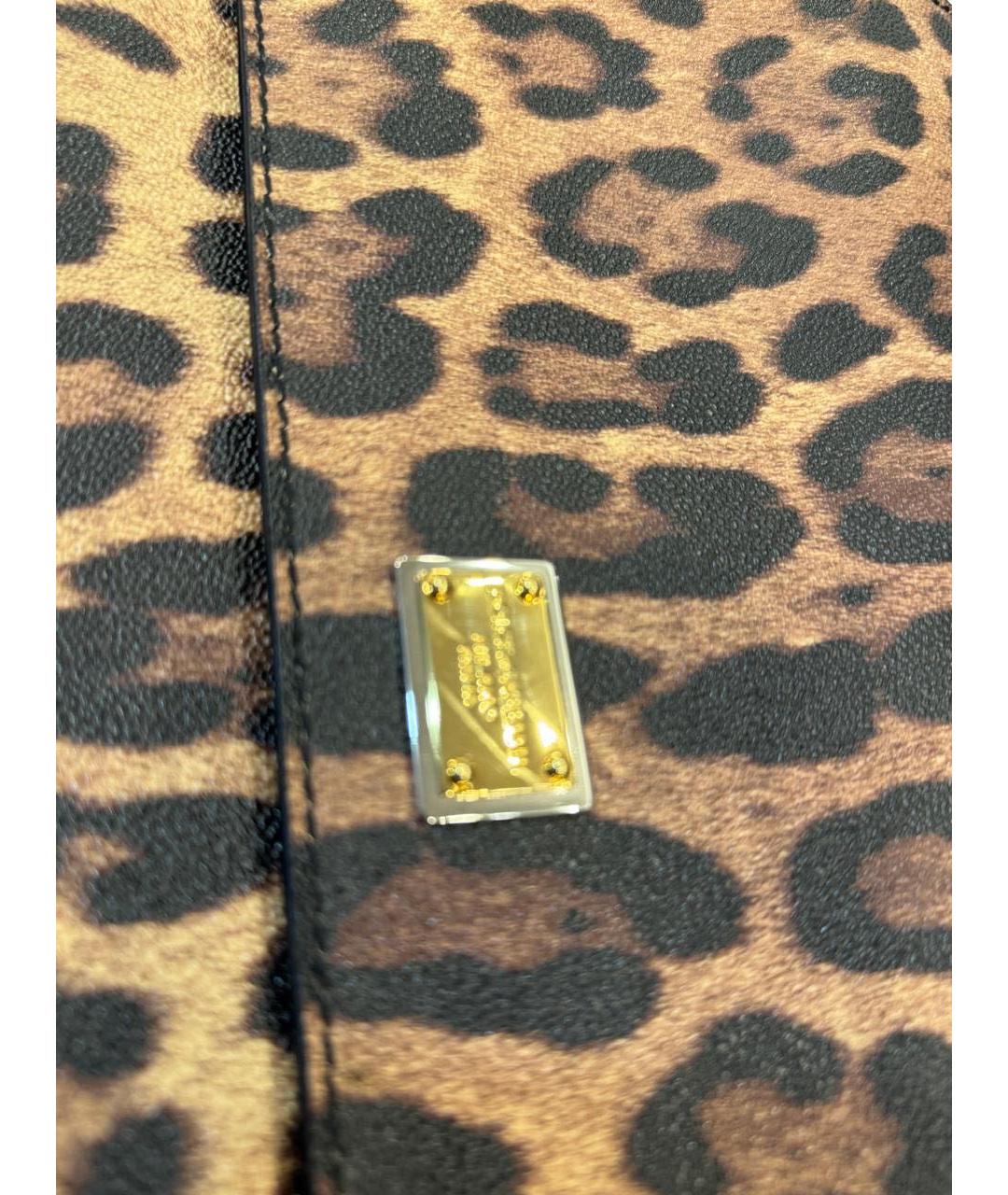 DOLCE&GABBANA Мульти кожаная сумка с короткими ручками, фото 5