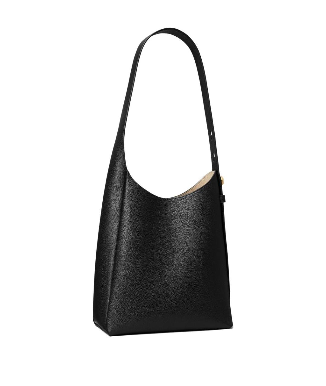 TORY BURCH Черная кожаная сумка через плечо, фото 3