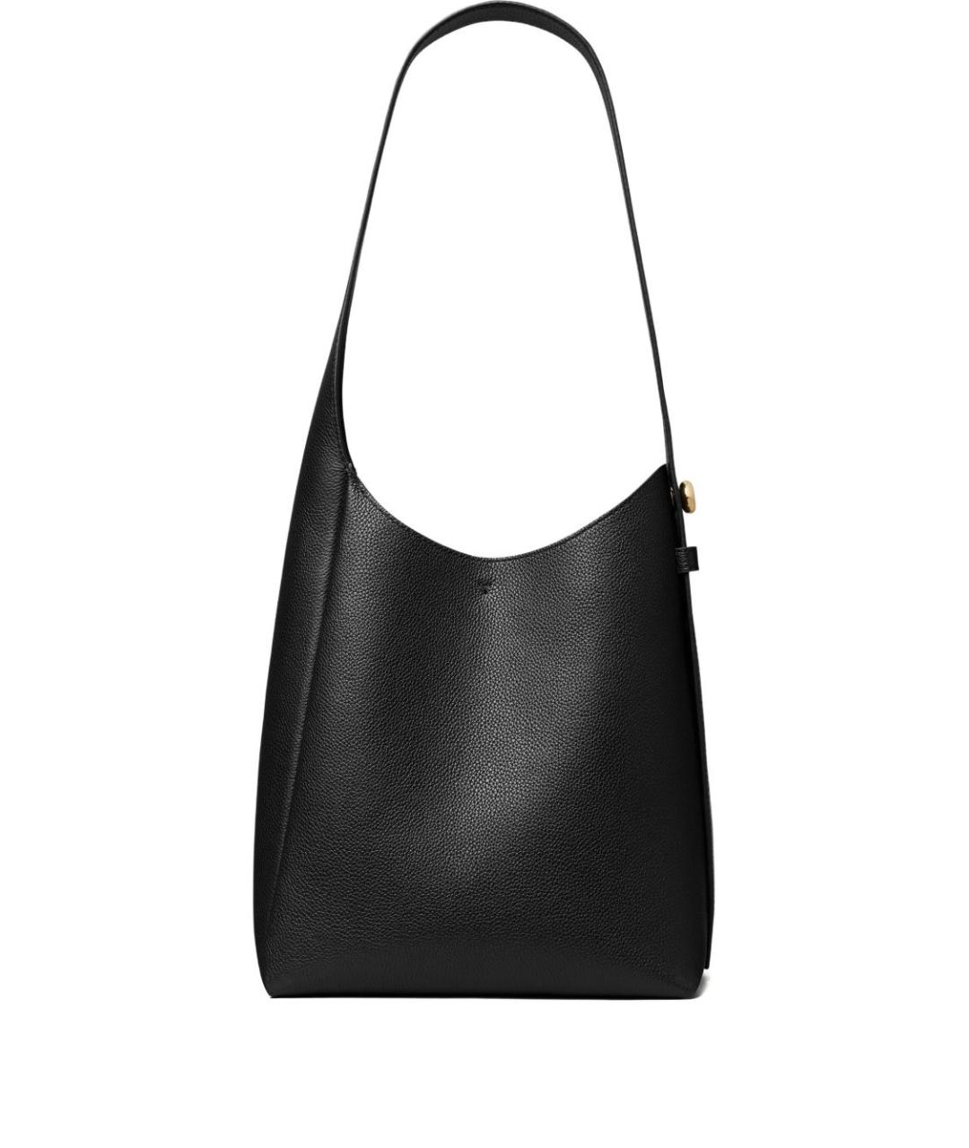 TORY BURCH Черная кожаная сумка через плечо, фото 1