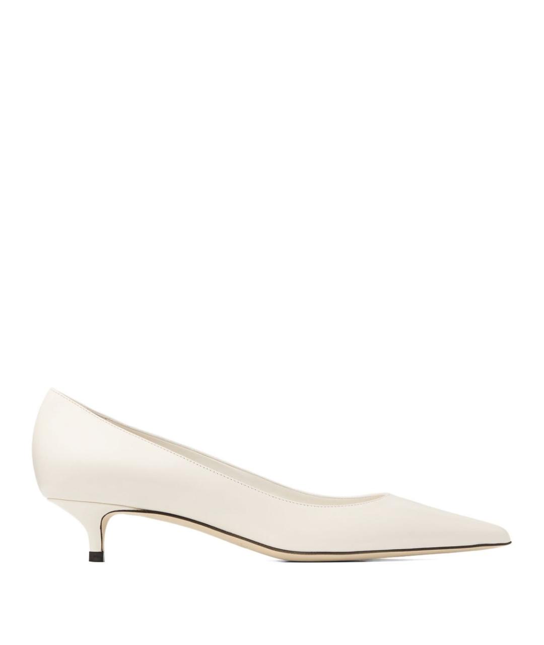 JIMMY CHOO Белые кожаные туфли, фото 1