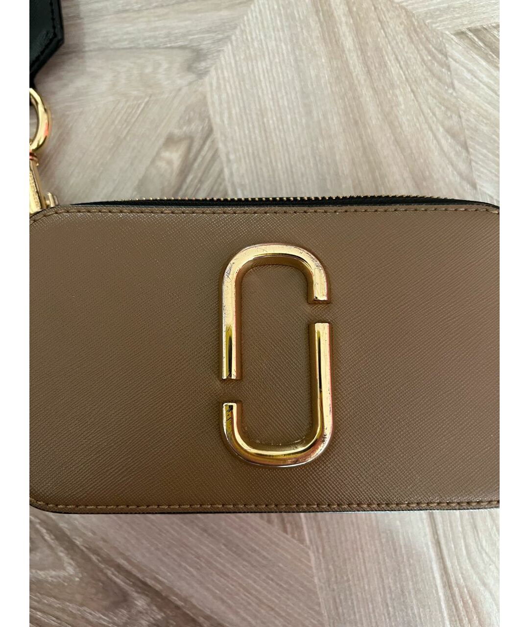 MARC JACOBS Бежевая кожаная сумка через плечо, фото 2