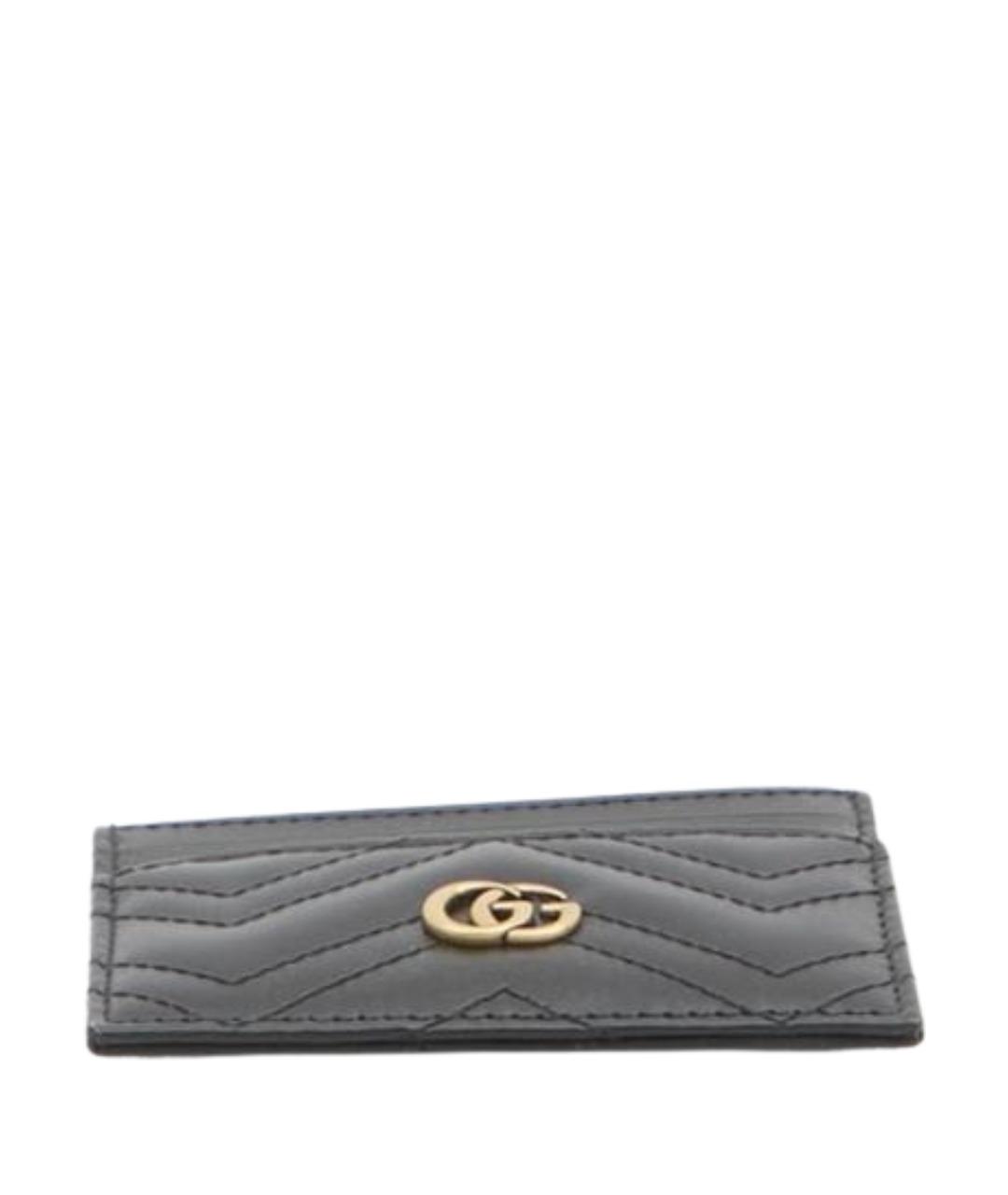 GUCCI Черный кожаный кардхолдер, фото 3