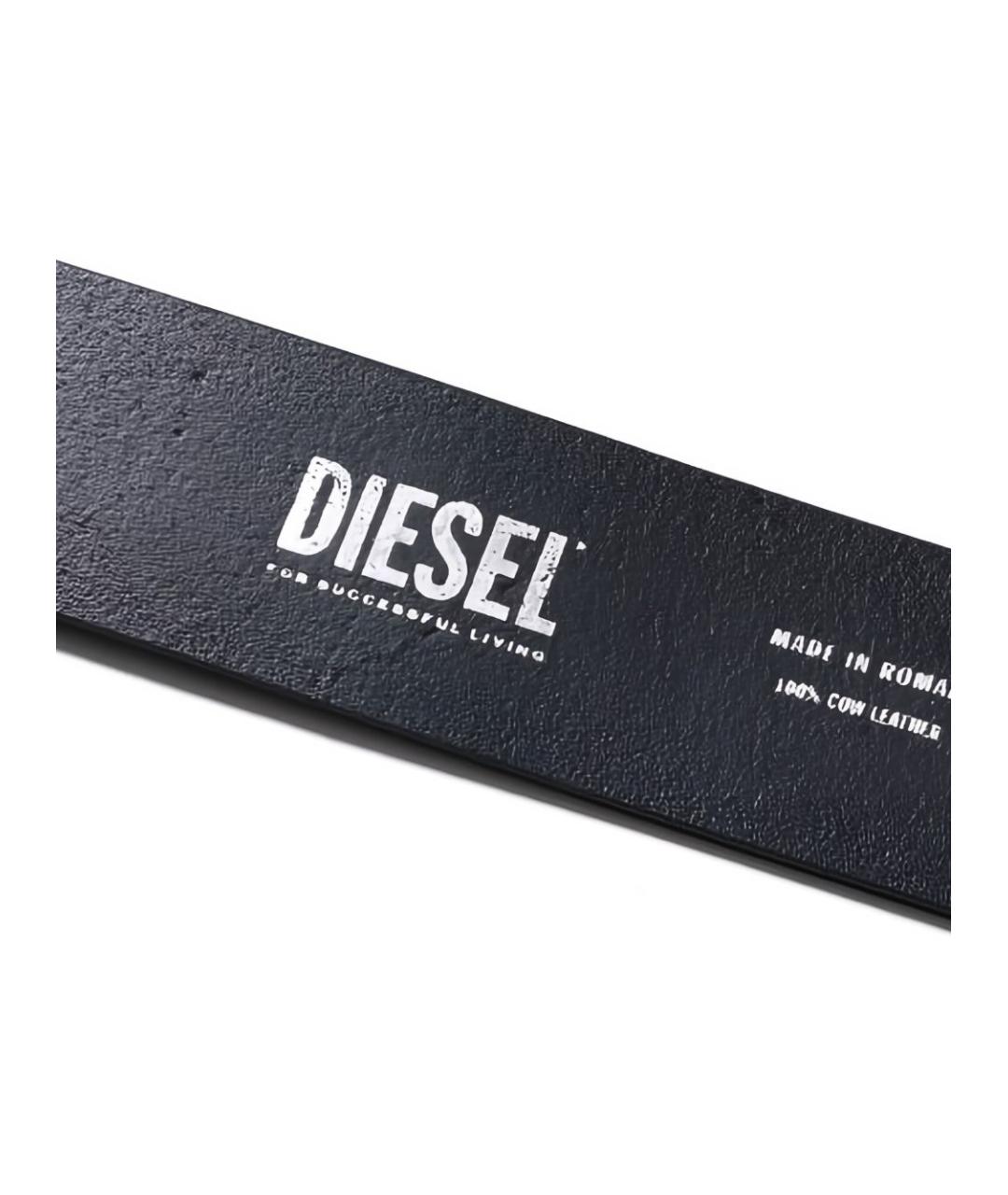 DIESEL Черный ремень, фото 2