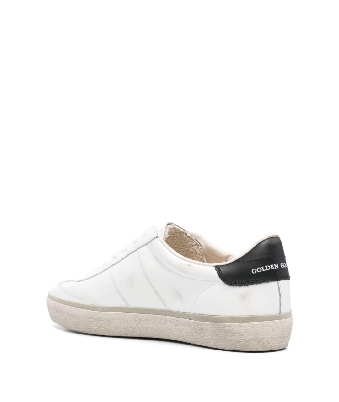 GOLDEN GOOSE DELUXE BRAND Белые кожаные сандалии, фото 5