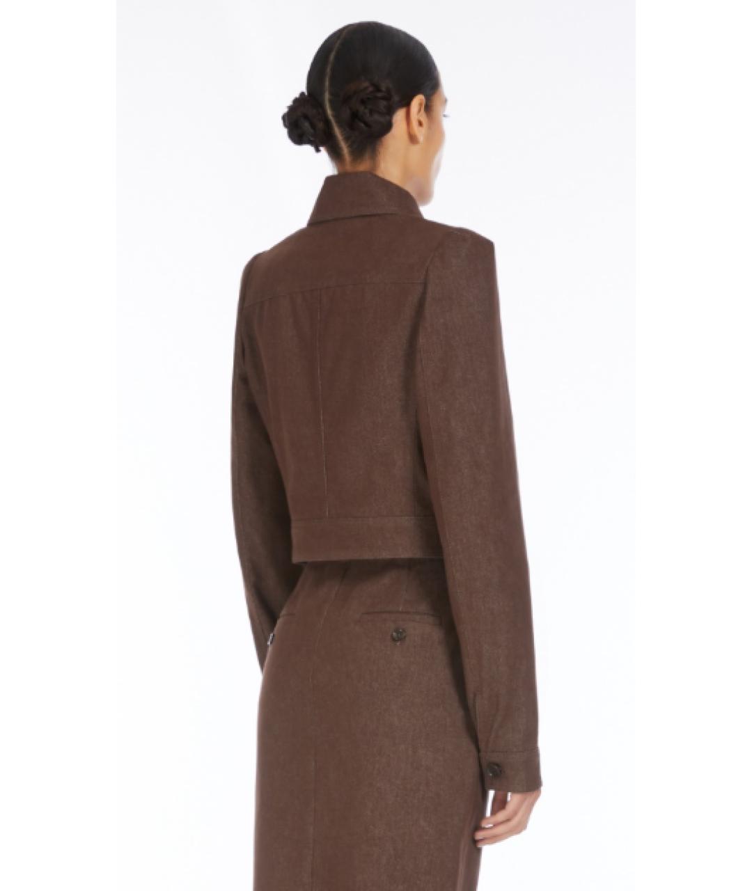 MAX MARA Коричневая куртка, фото 3