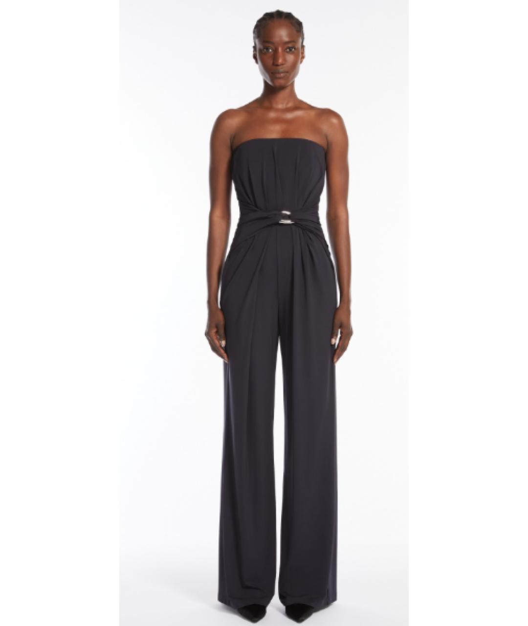 MAX MARA Антрацитовый комбинезон, фото 2