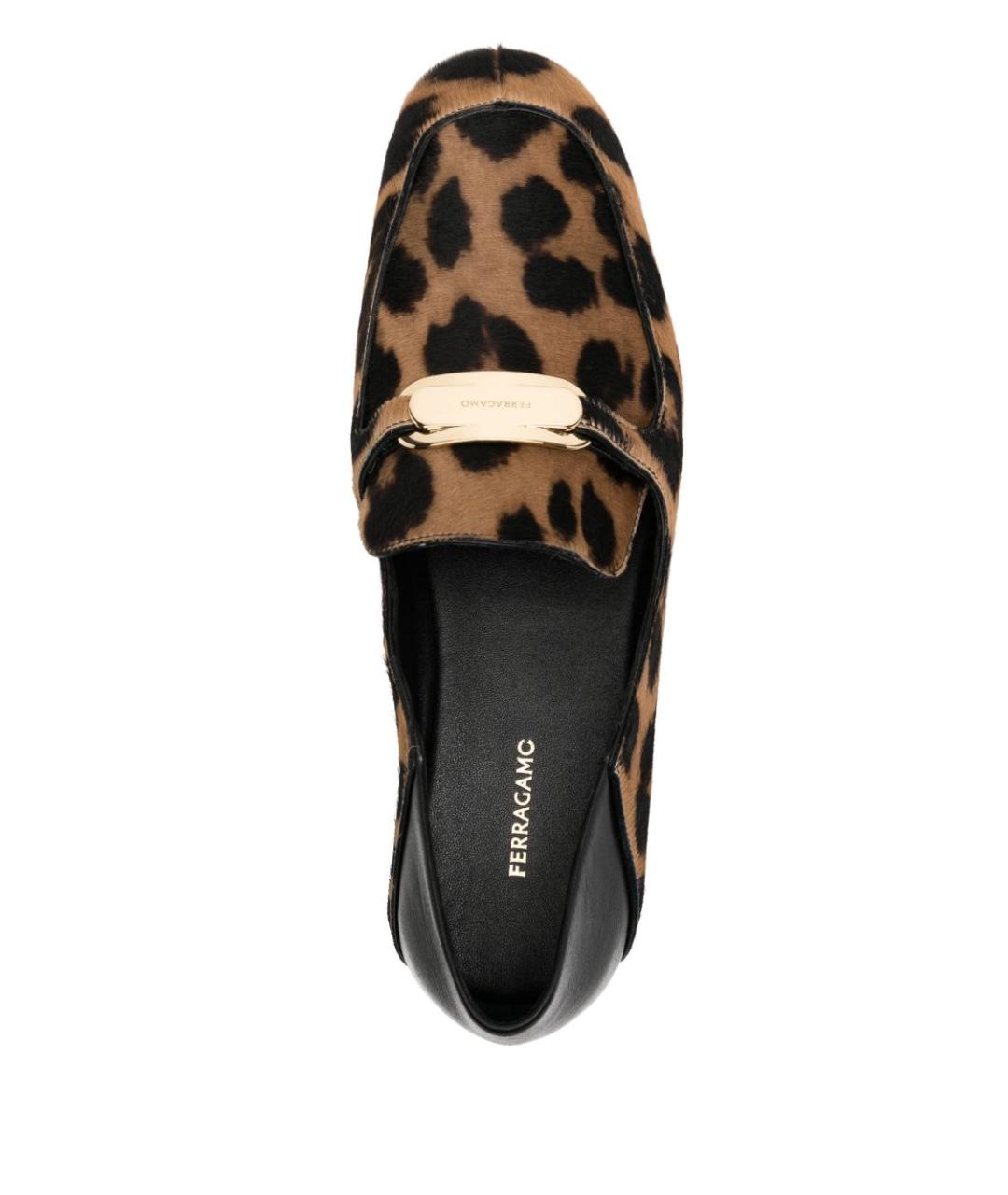 FERRAGAMO Коричневые лоферы, фото 2