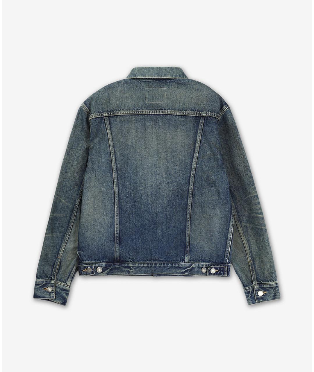 SAINT LAURENT Синяя хлопковая куртка, фото 3