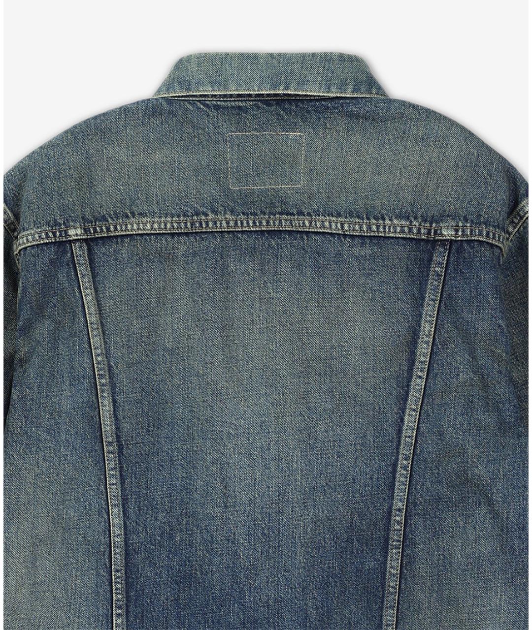 SAINT LAURENT Синяя хлопковая куртка, фото 4