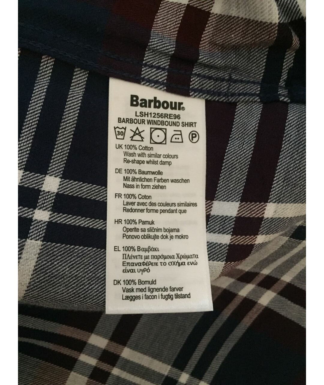 BARBOUR Мульти хлопковая рубашка, фото 6