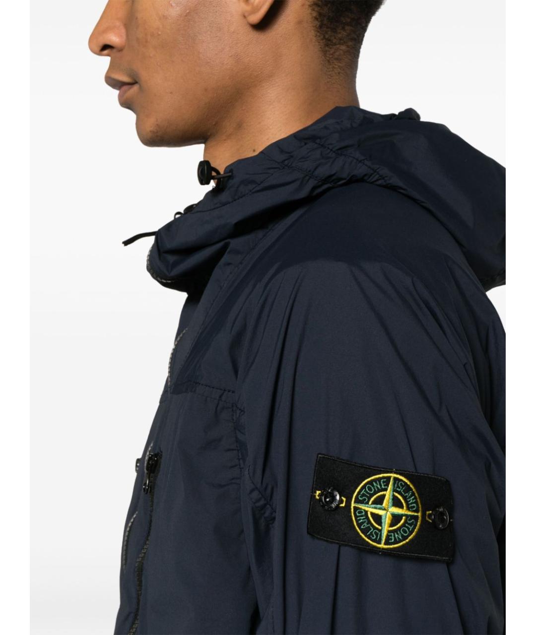 STONE ISLAND Темно-синяя куртка, фото 4