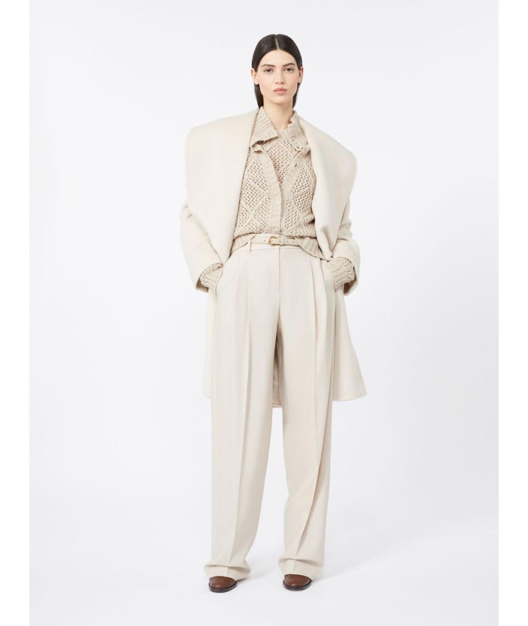 MAX MARA STUDIO Бежевый кардиган, фото 5