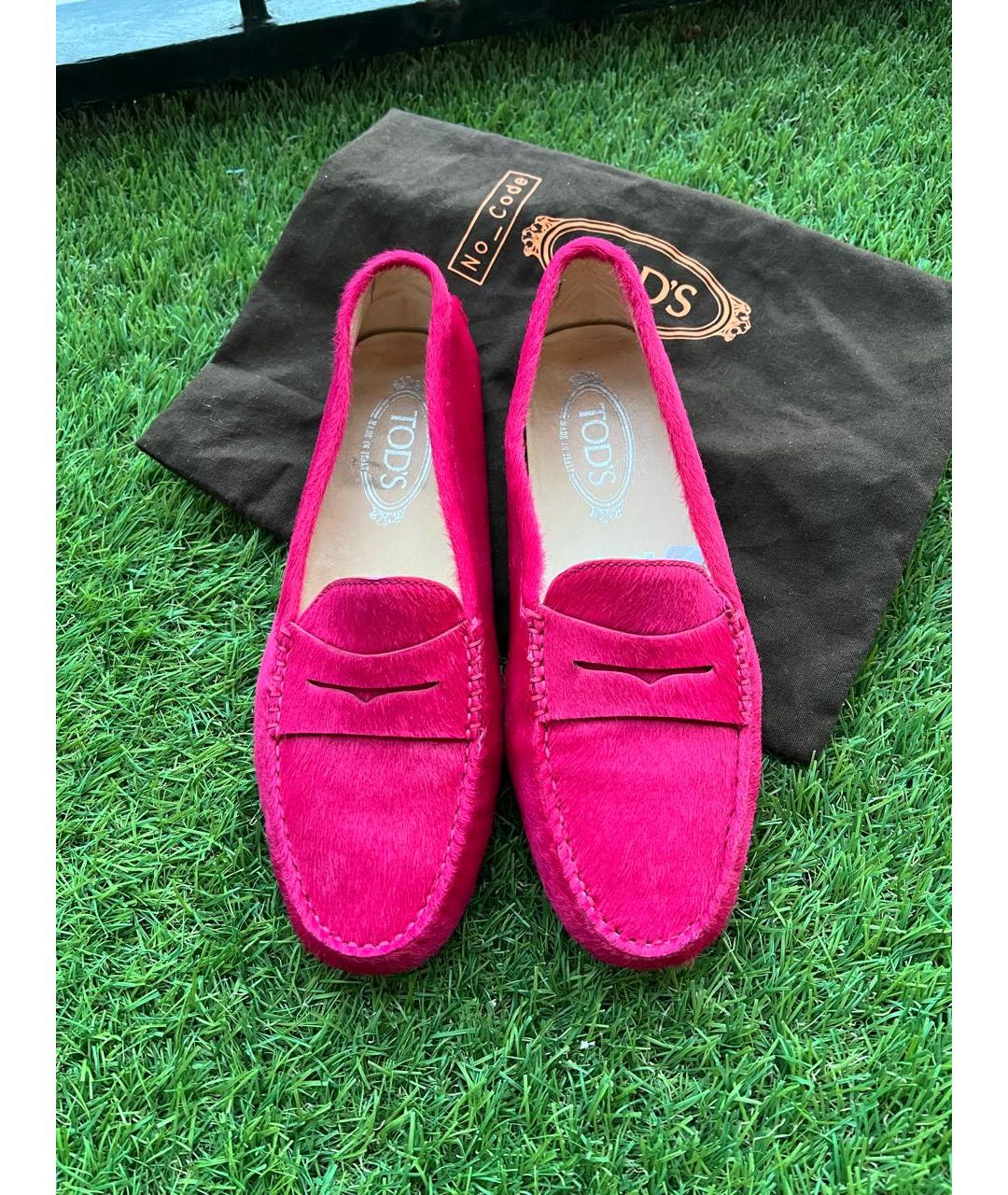 TOD'S Розовые мокасины, фото 8