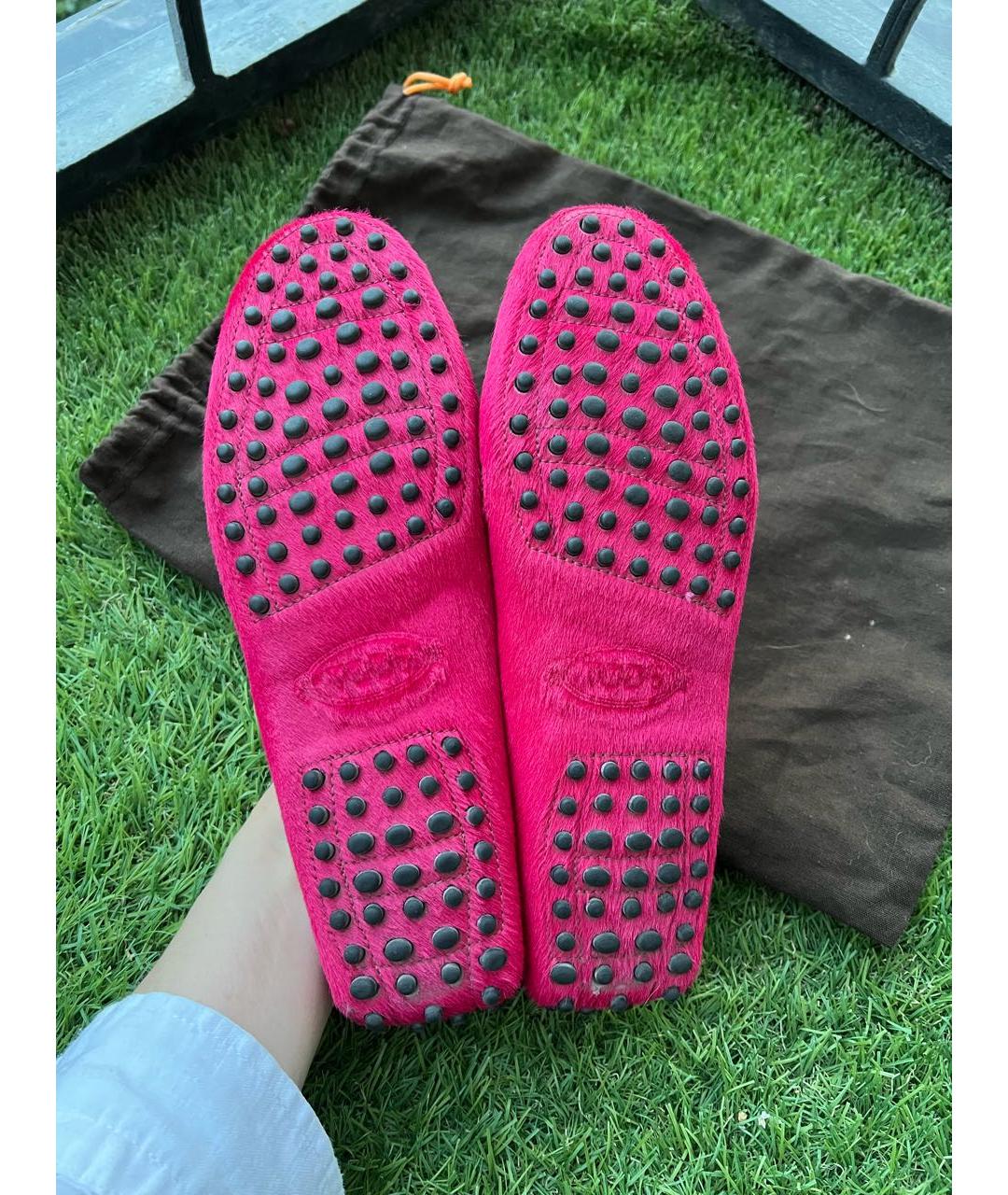 TOD'S Розовые мокасины, фото 6