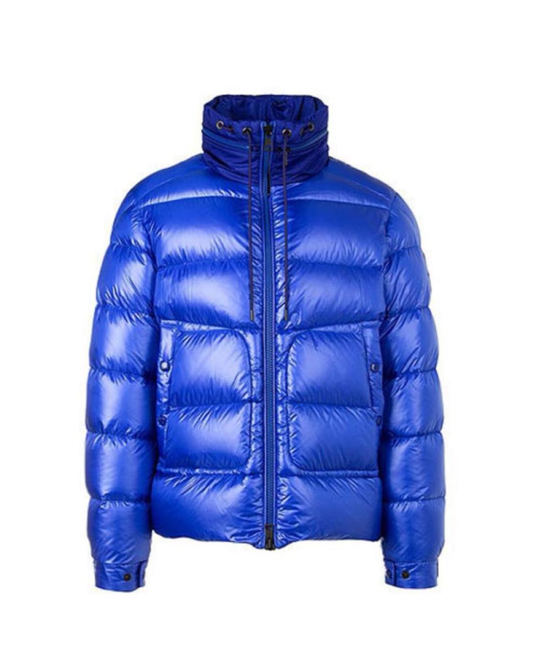MONCLER Синий пуховик, фото 1