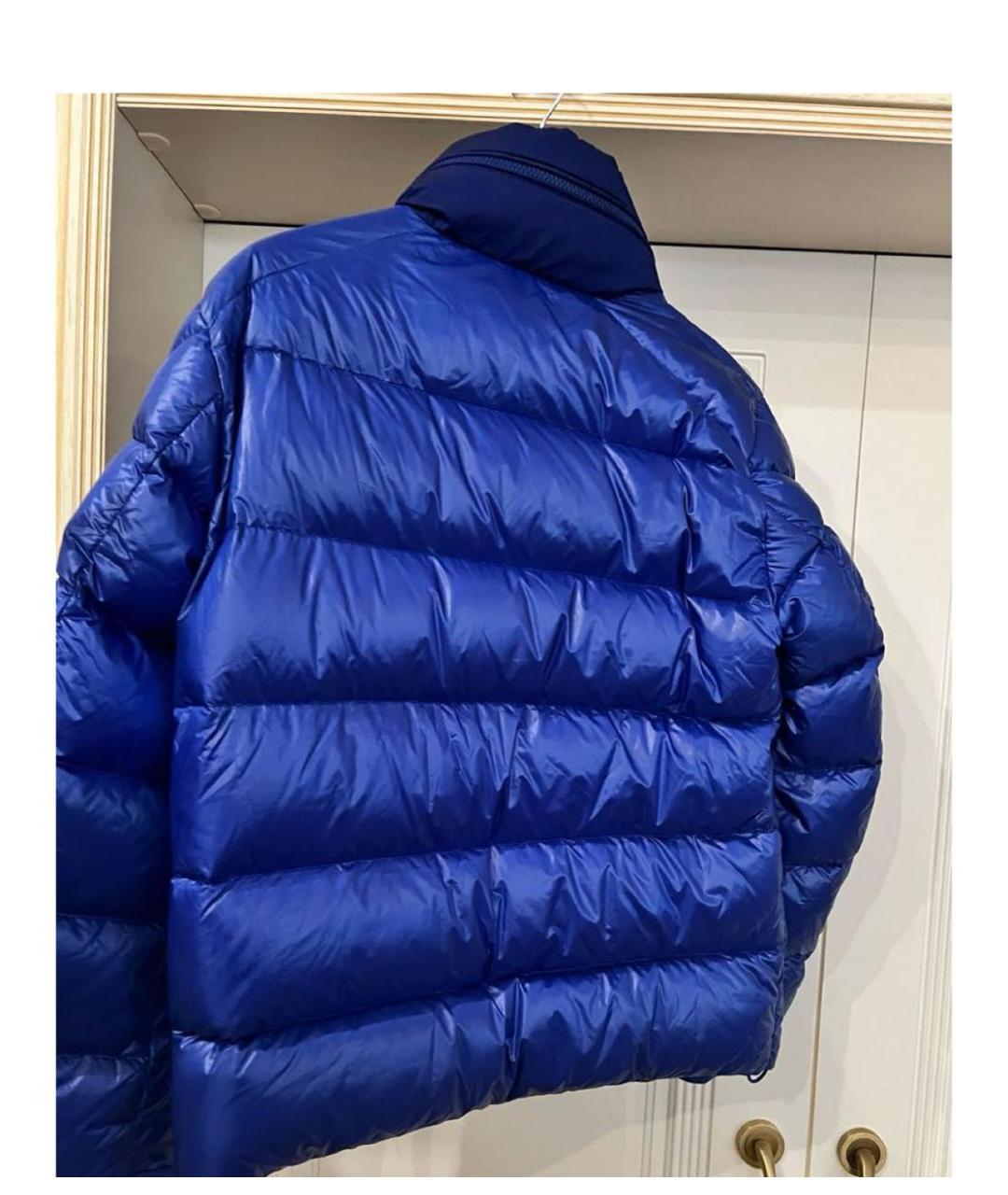 MONCLER Синий пуховик, фото 7
