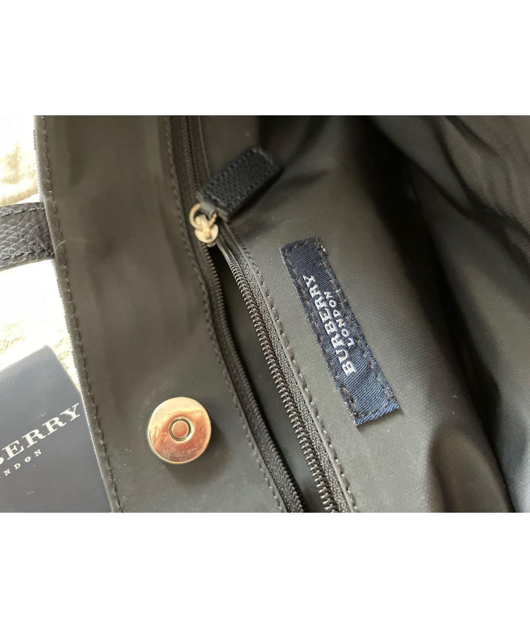 BURBERRY Мульти кожаная сумка тоут, фото 3