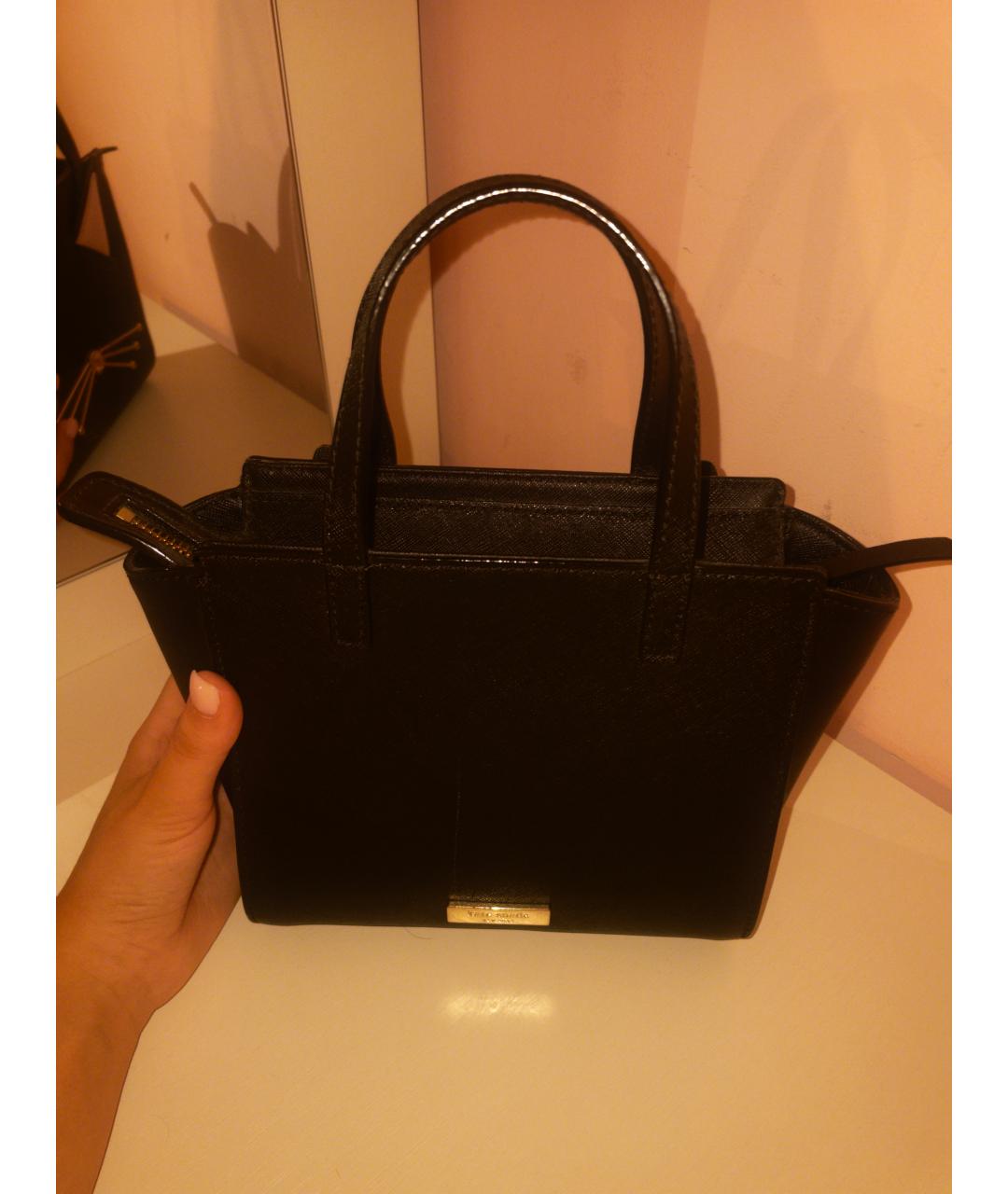 KATE SPADE Кожаная сумка с короткими ручками, фото 3