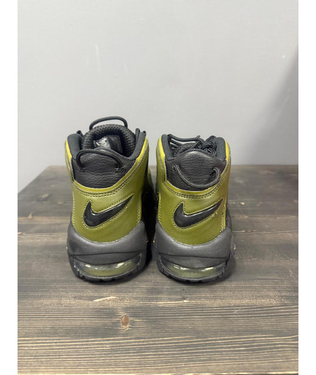 NIKE Черные кожаные кроссовки, фото 4