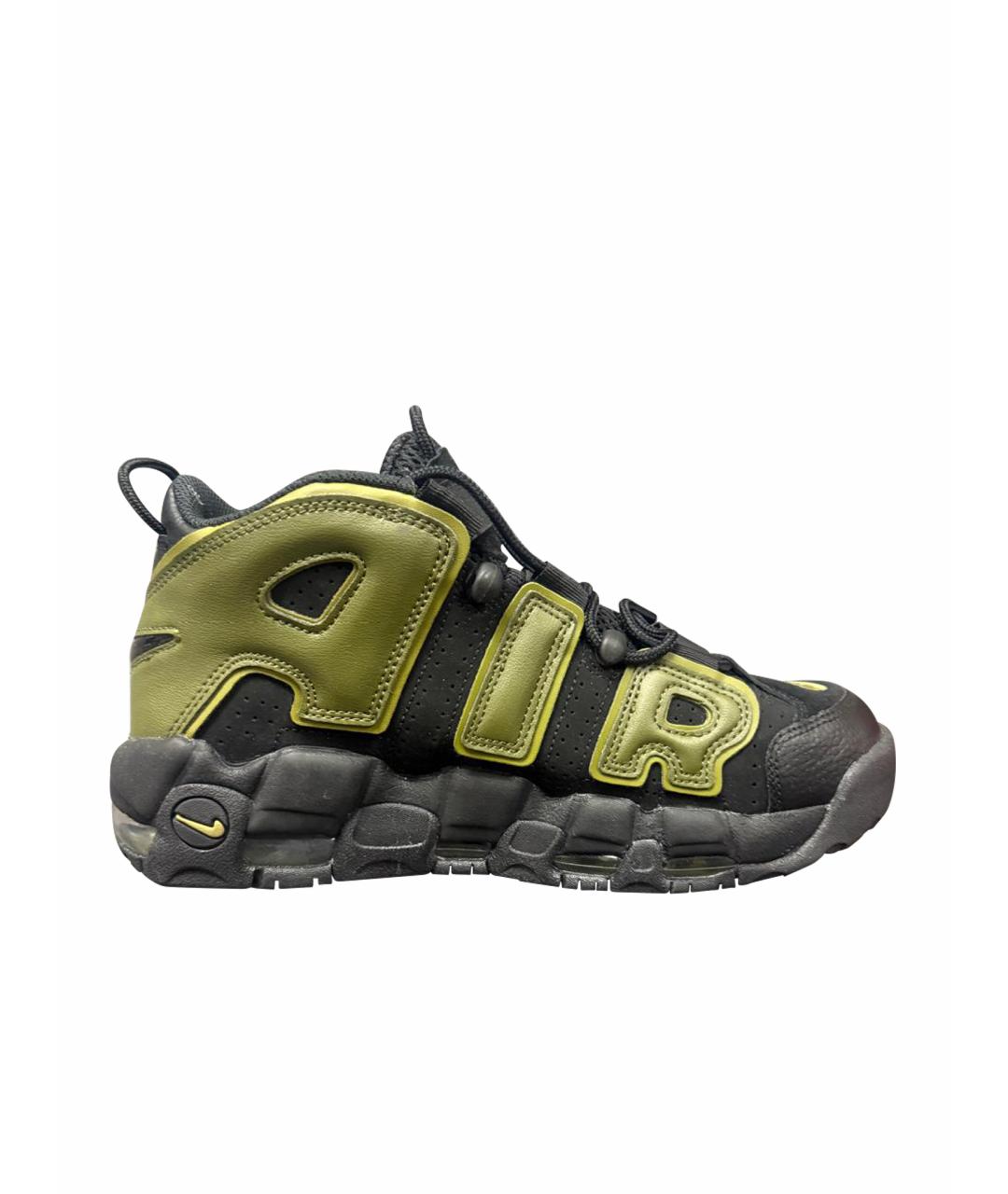 NIKE Черные кожаные кроссовки, фото 1