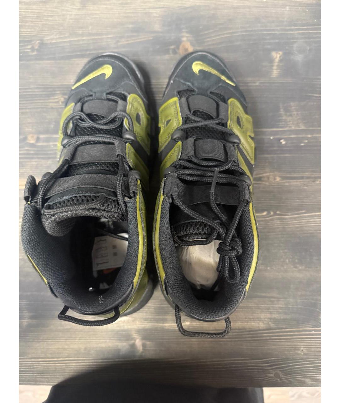 NIKE Черные кожаные кроссовки, фото 3