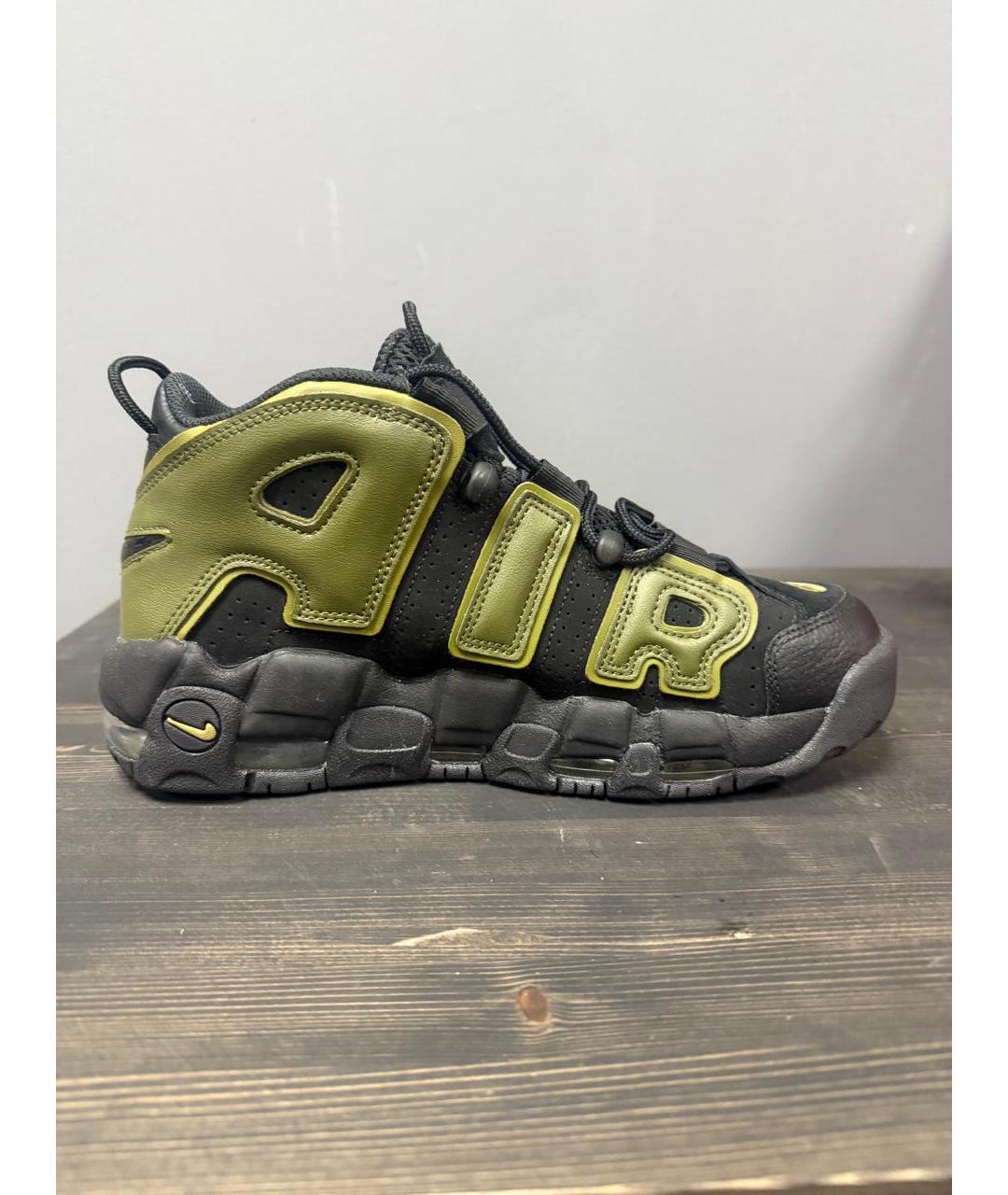 NIKE Черные кожаные кроссовки, фото 7