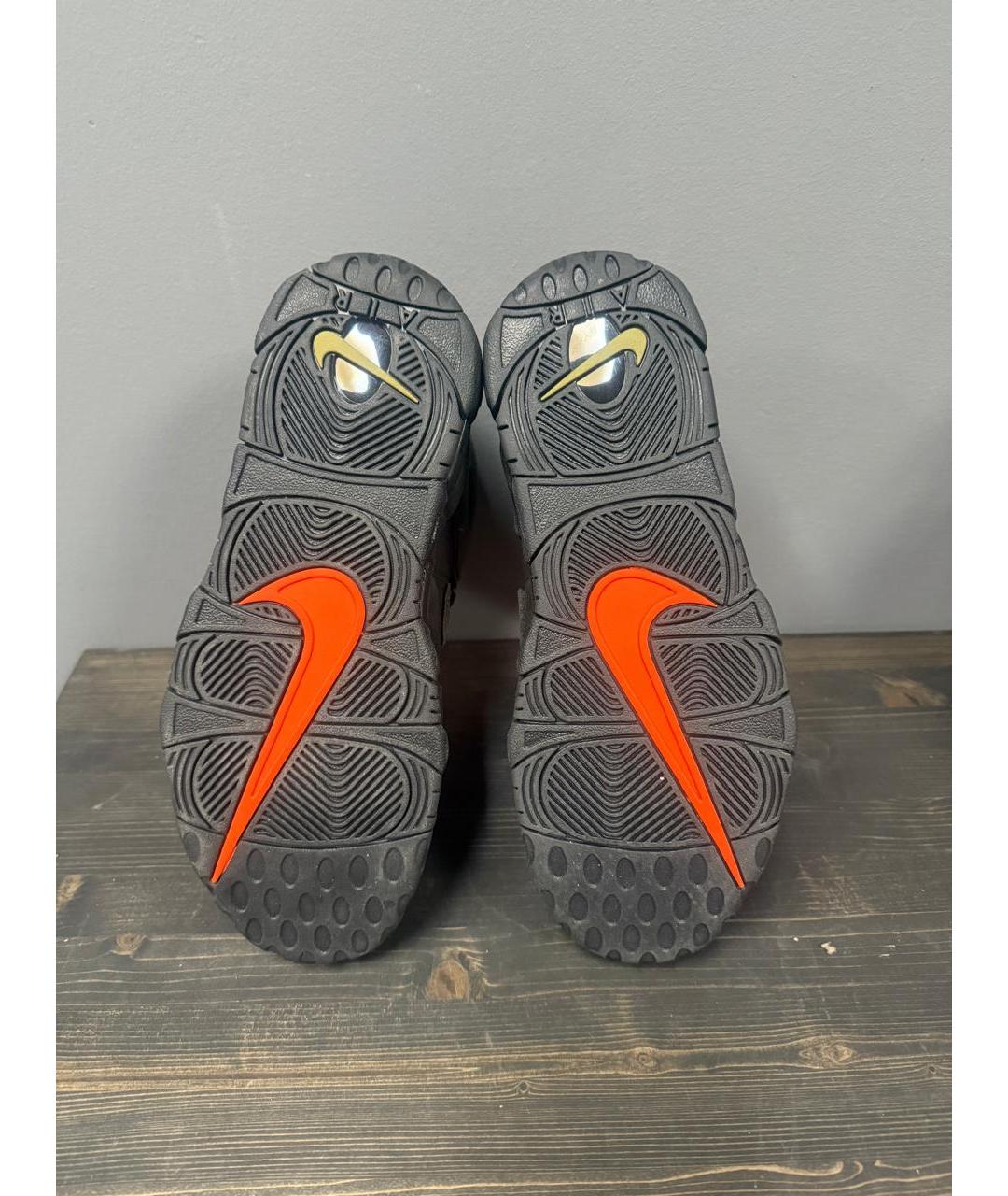 NIKE Черные кожаные кроссовки, фото 5