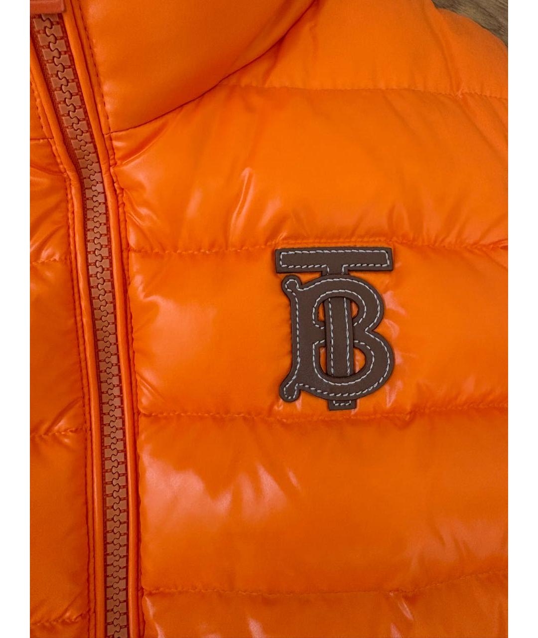 BURBERRY Оранжевый жилет, фото 4