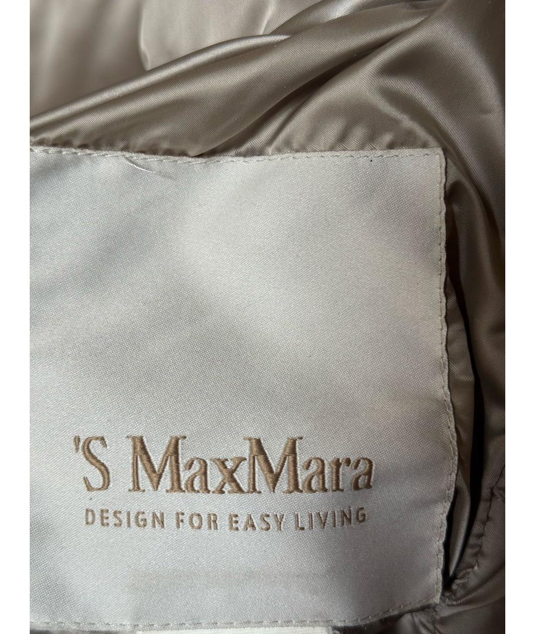 'S MAX MARA Бежевый пуховик, фото 5