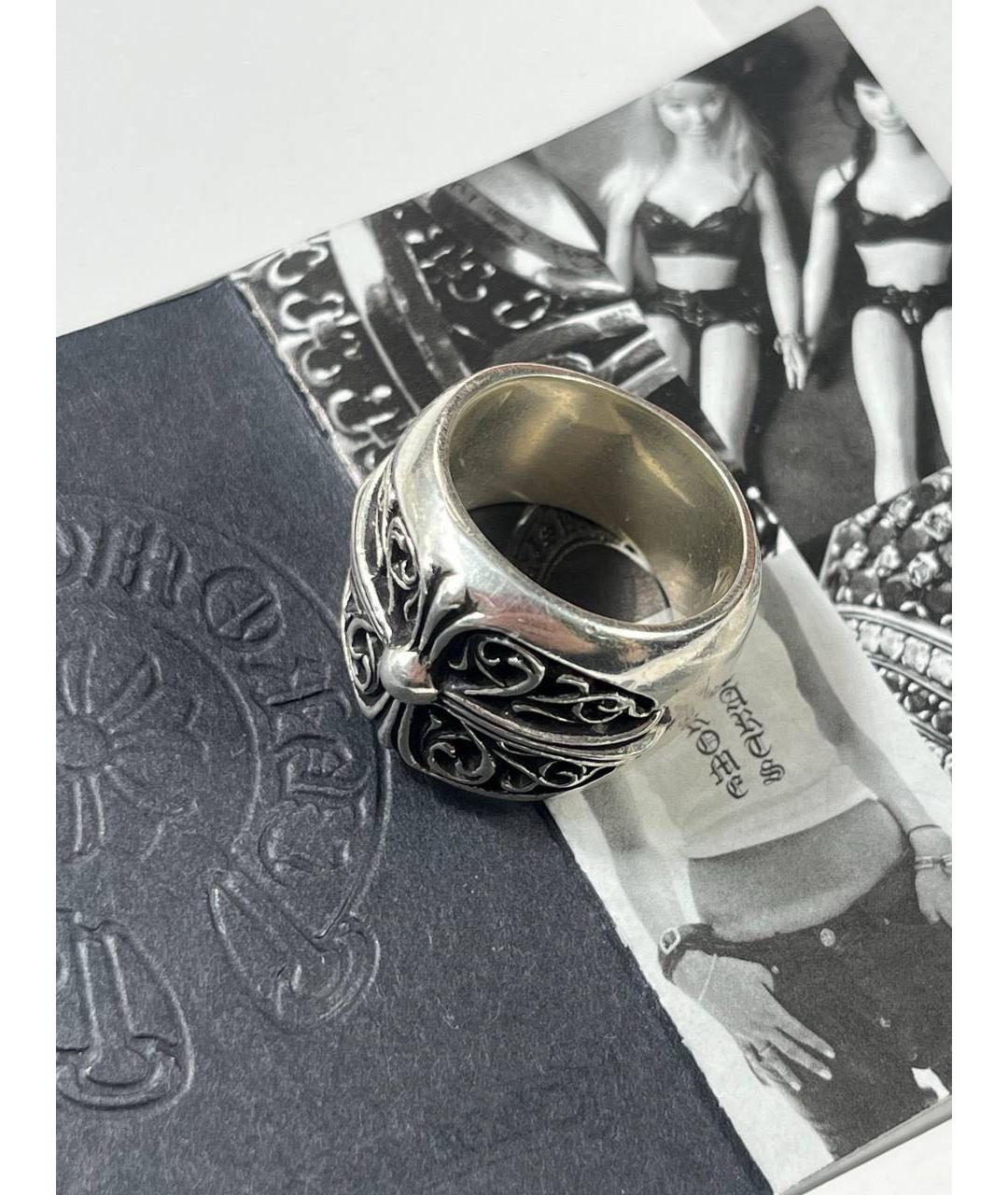 CHROME HEARTS Серебряное серебряное кольцо, фото 3