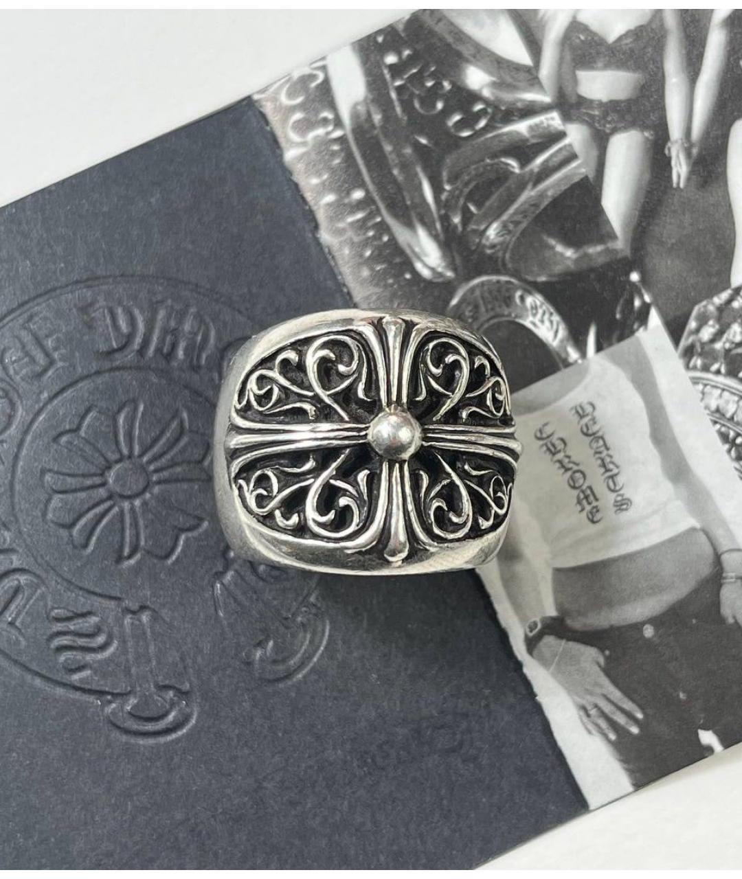 CHROME HEARTS Серебряное серебряное кольцо, фото 2